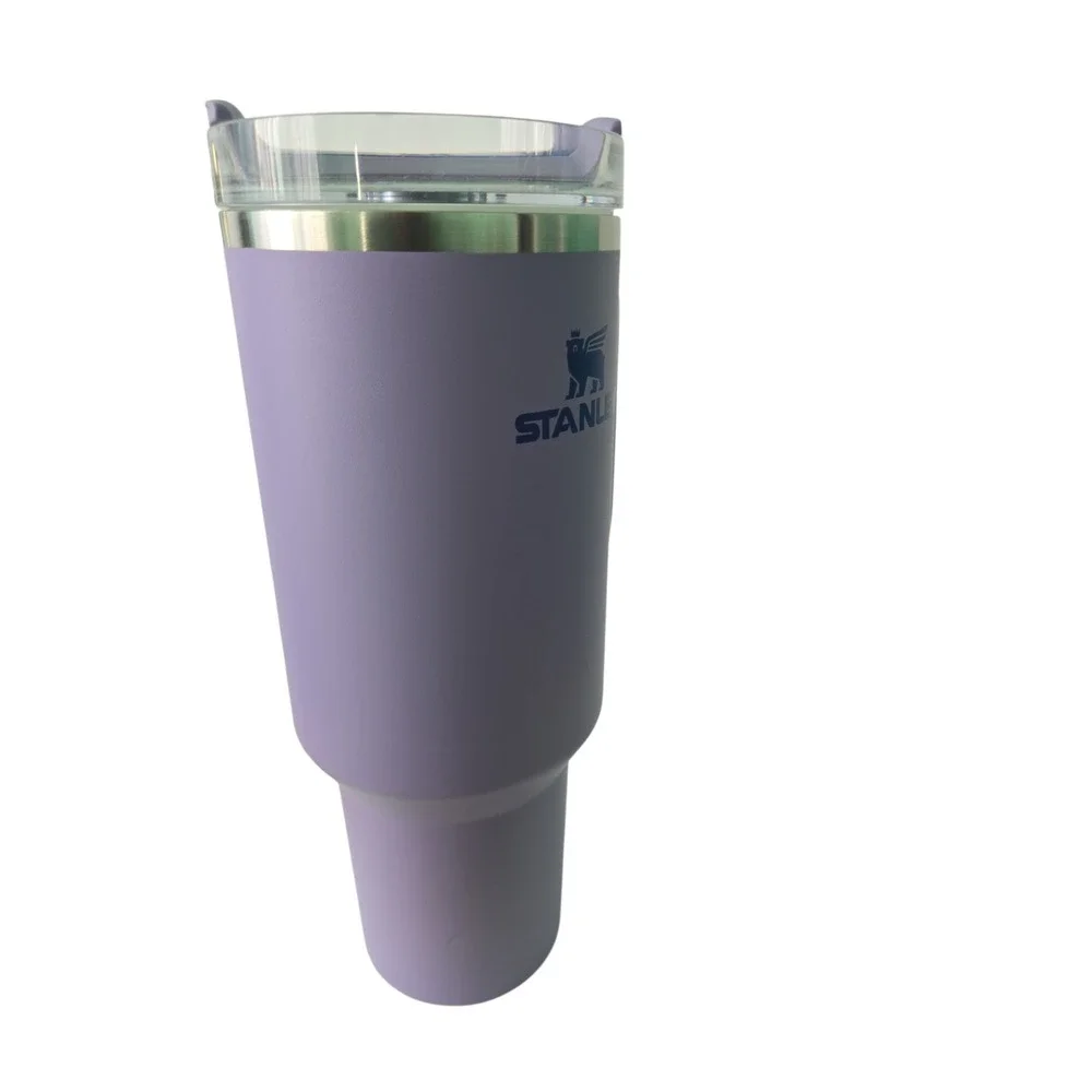 Stanley 40oz Quencher Tumbler Lavender Ice Purple Handle Straw Lid Travel‎ Cup - Picture 10 of 14